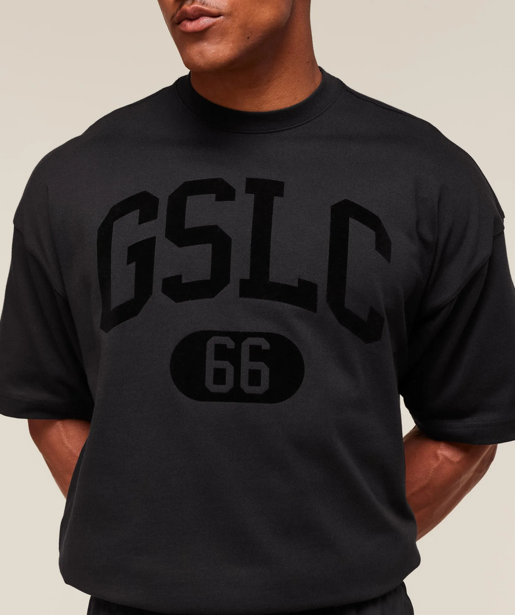 Gymshark GSLC T-Shirt - Black sold by Gymshark product image thumbnail 4