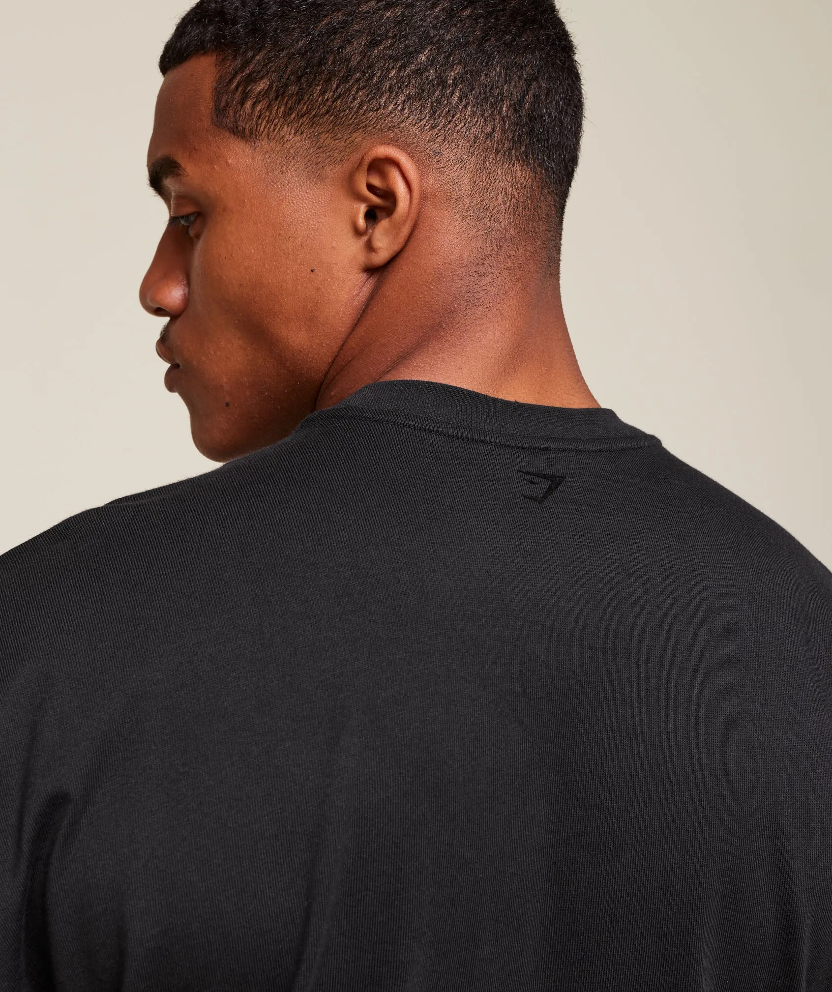 Gymshark GSLC T-Shirt - Black sold by Gymshark product image thumbnail 5