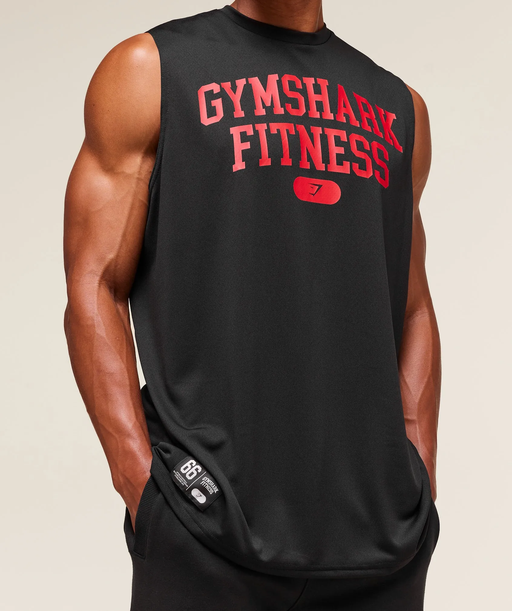 Gymshark Campus Tank - Black sold by Gymshark product image thumbnail 4