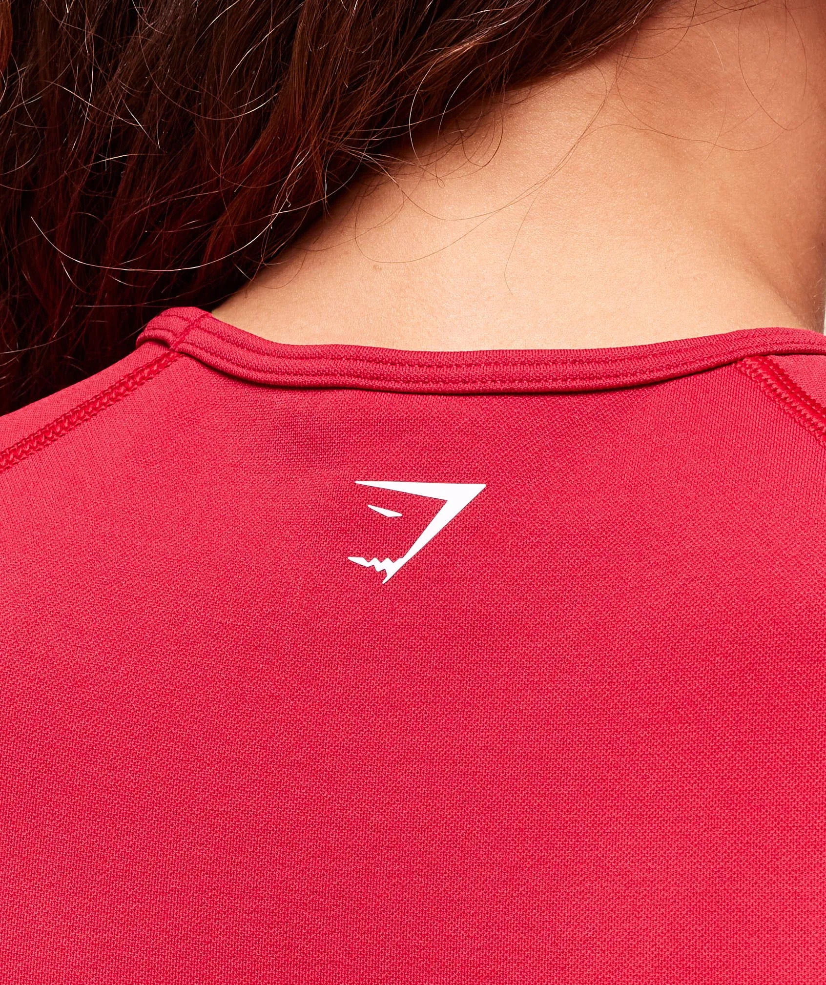 Gymshark Lift Campus Seamless Midi T-Shirt - Carmine Red sold by Gymshark product image thumbnail 5