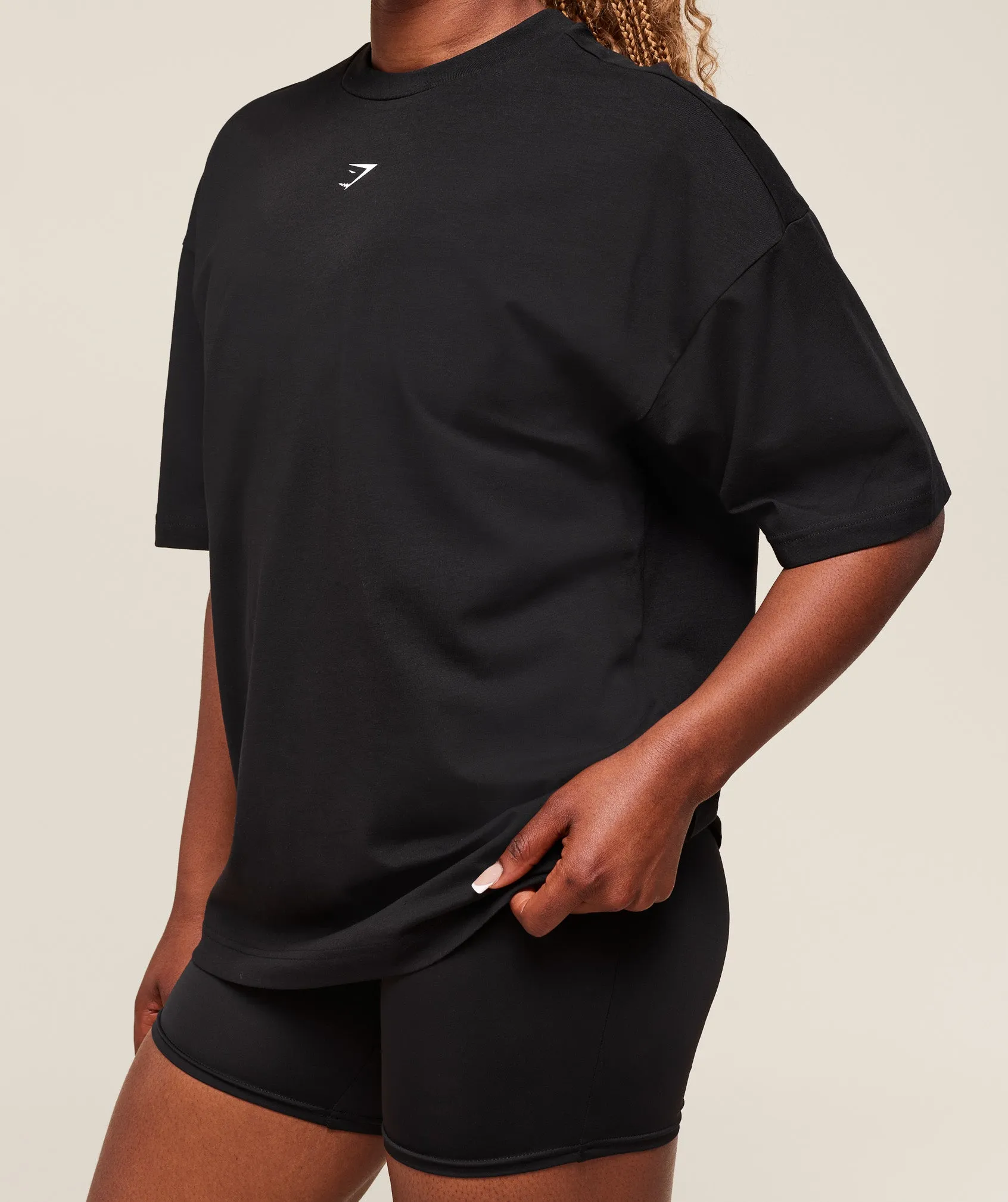 Gymshark Dump Truck Graphic Oversized T-Shirt - Black sold by Gymshark product image thumbnail 5