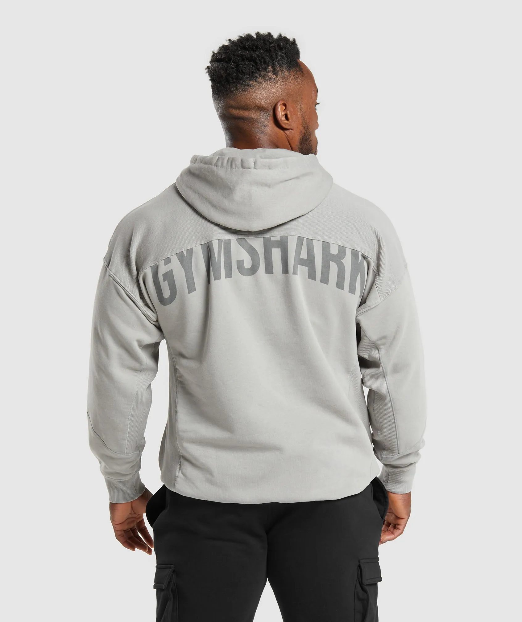 Gymshark Power Washed Hoodie - Smokey Grey sold by Gymshark
