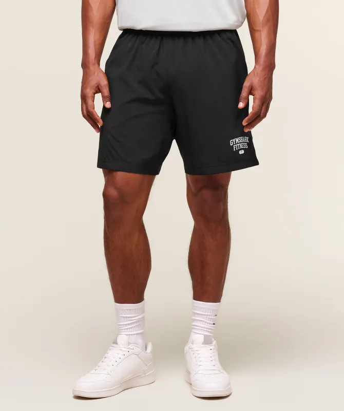 Gymshark Campus 7" Shorts - Black sold by Gymshark