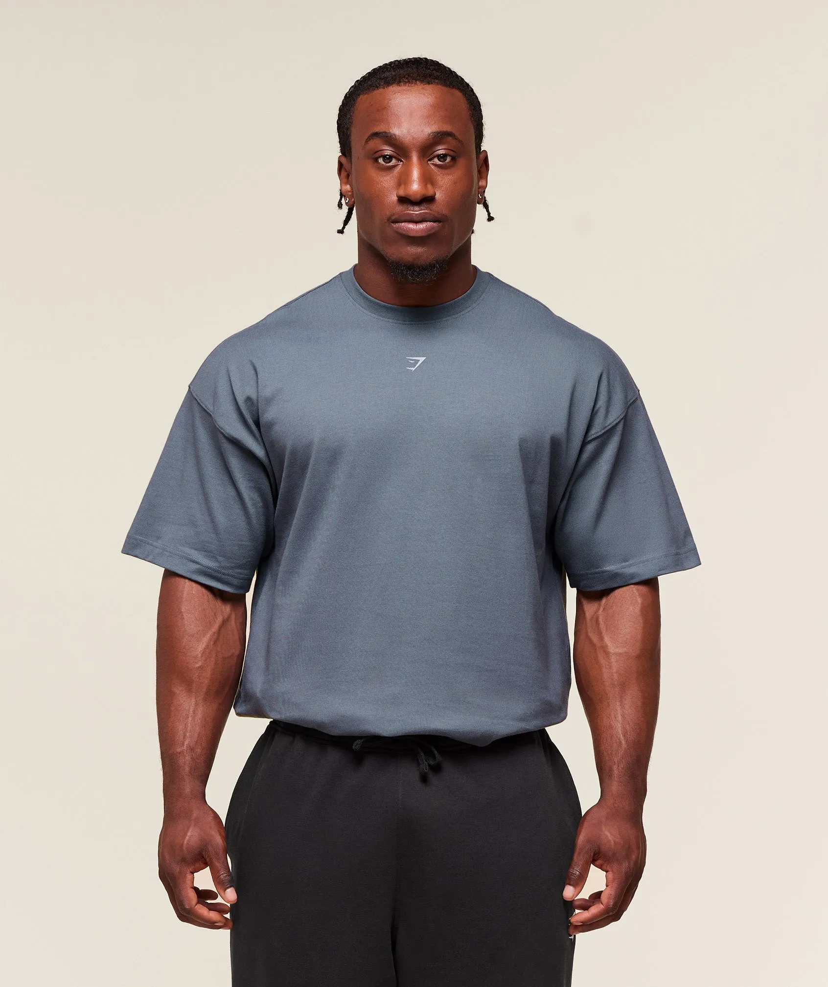 Gymshark Forged By Iron T-Shirt - Iron Blue sold by Gymshark product image thumbnail 2