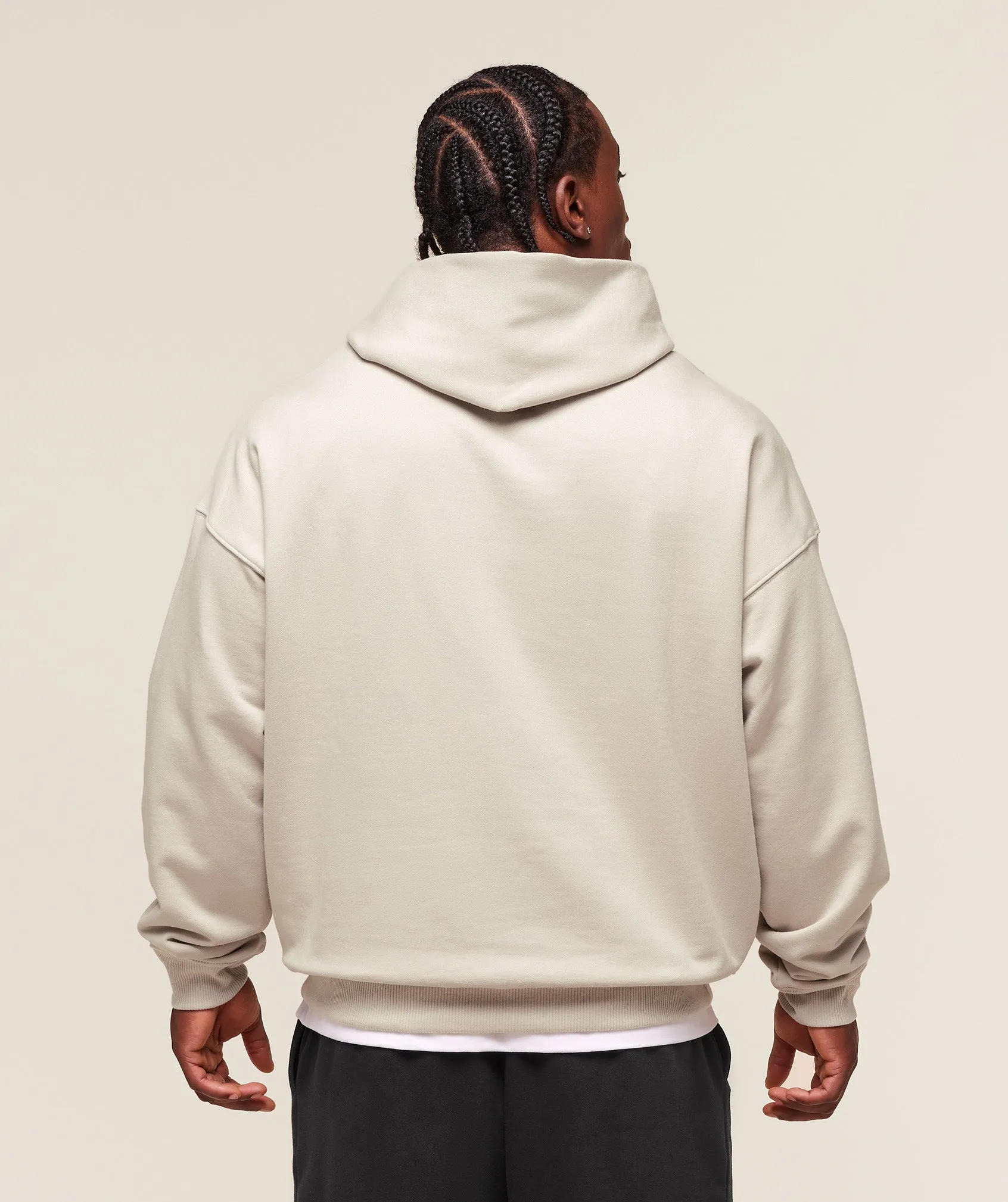 Gymshark Pocket Graphic Hoodie - Pebble Grey sold by Gymshark product image thumbnail 2