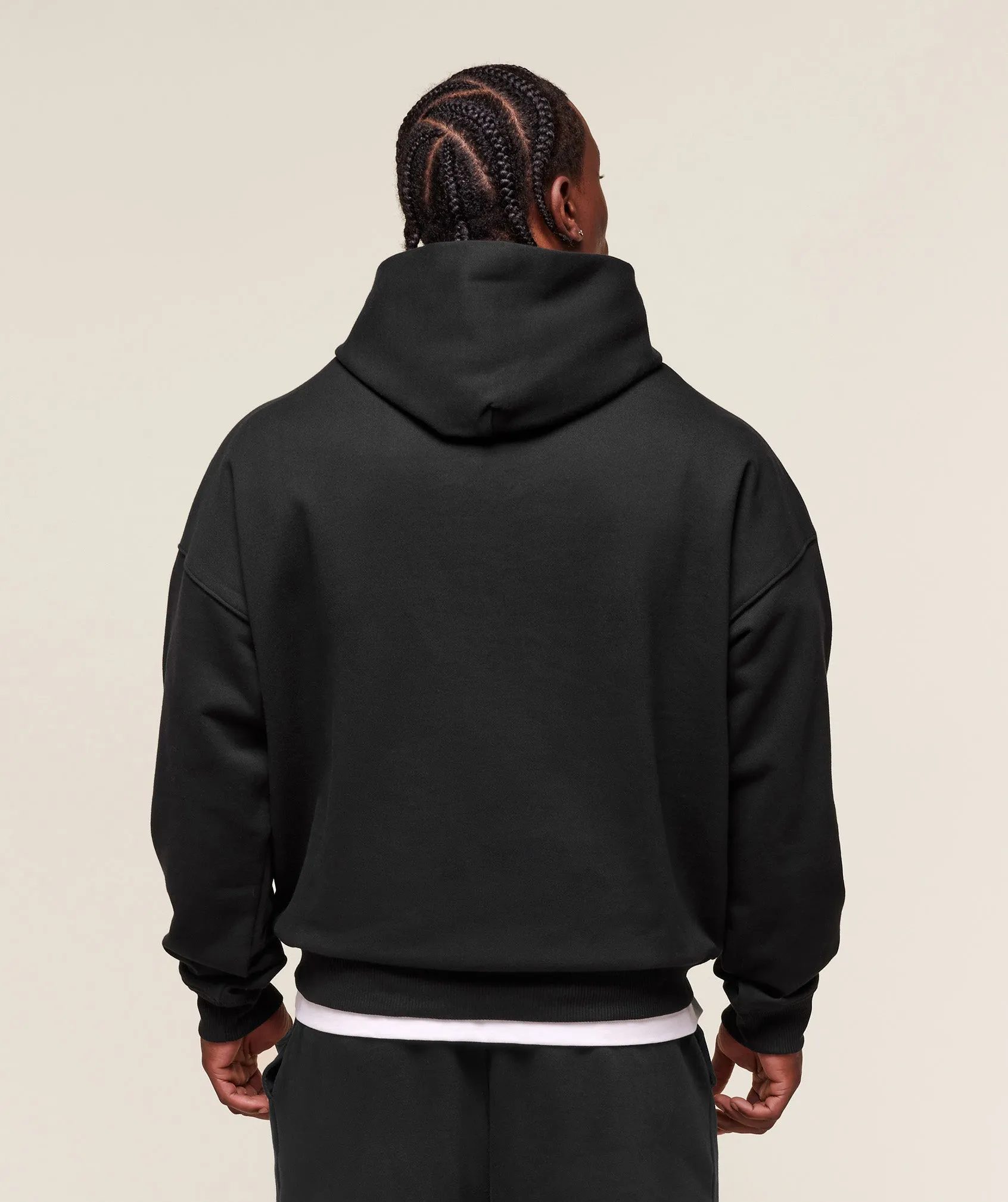 Gymshark Pocket Graphic Hoodie - Black sold by Gymshark product image thumbnail 2