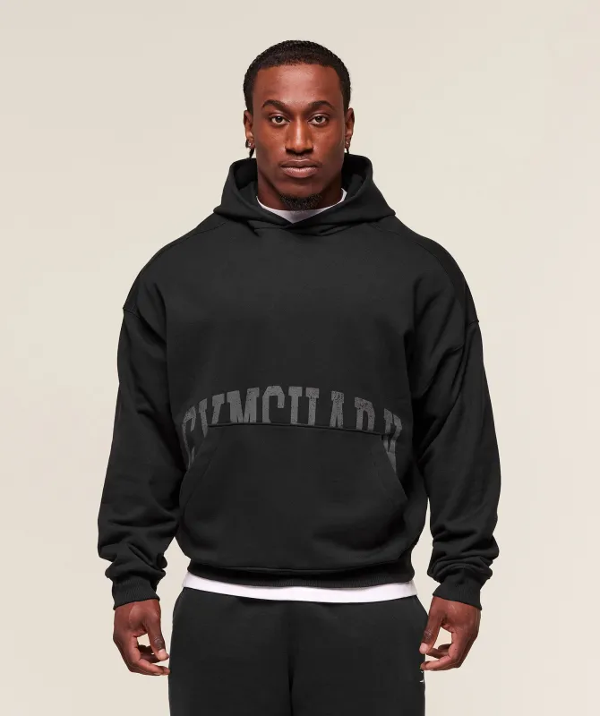 Gymshark Pocket Graphic Hoodie - Black sold by Gymshark