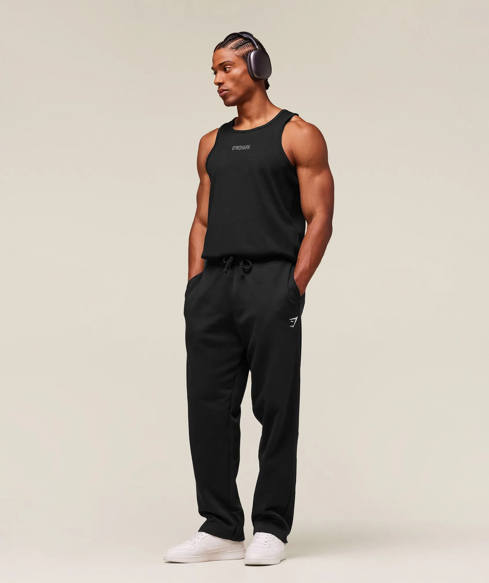 Gymshark Premium Ribbed Tank - Black sold by Gymshark product image thumbnail 4