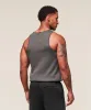 Gymshark Washed Premium Ribbed Tank - Onyx Grey sold by Gymshark