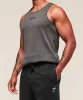 Gymshark Washed Premium Ribbed Tank - Onyx Grey sold by Gymshark