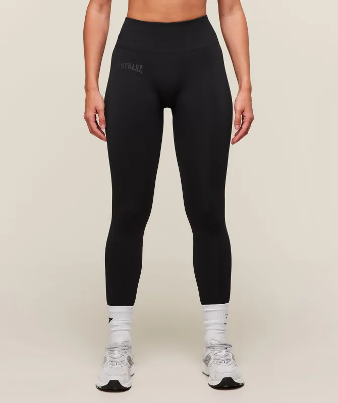 Gymshark Everyday Seamless Graphic Leggings - Black sold by Gymshark