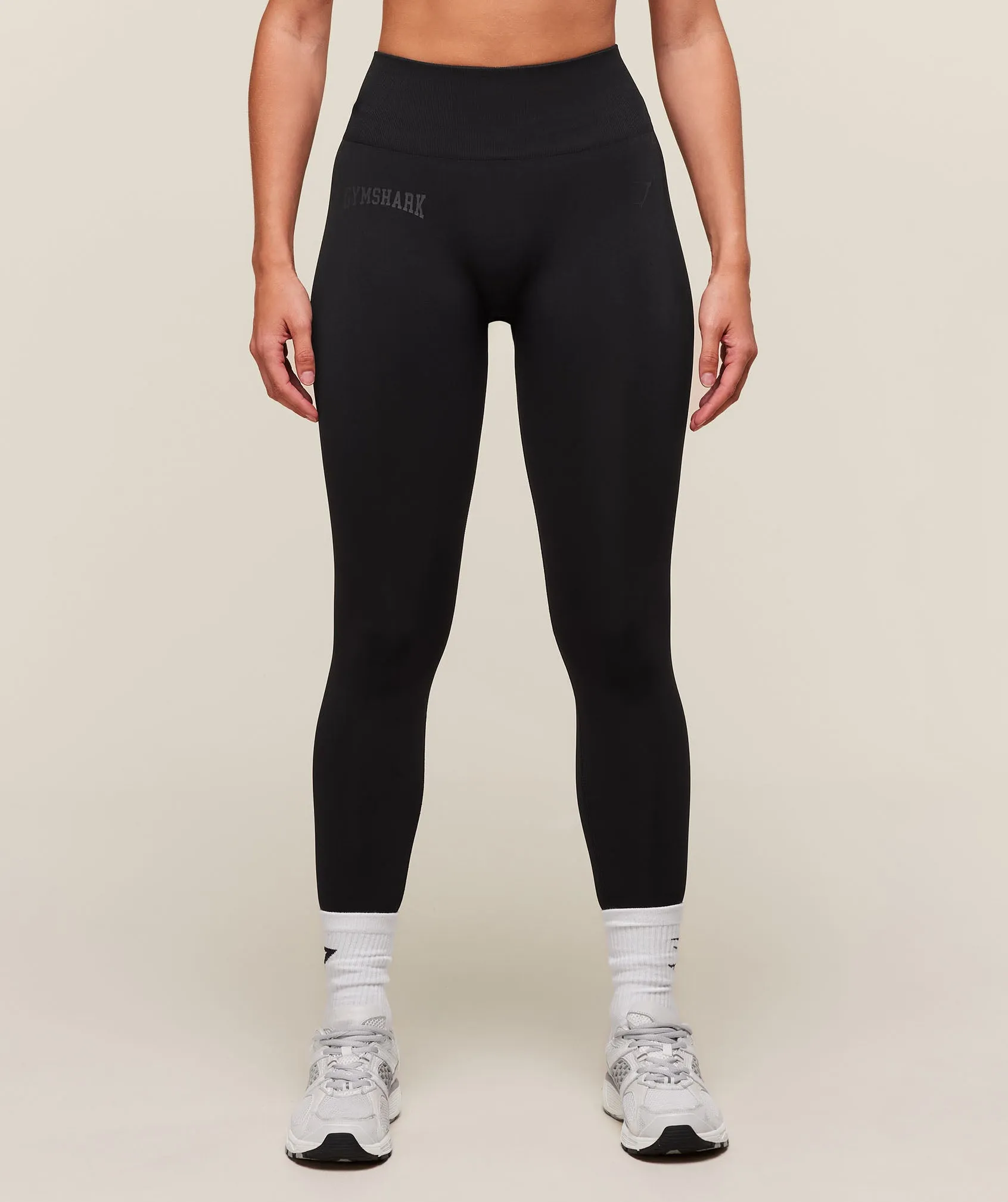 Gymshark Everyday Seamless Graphic Leggings - Black sold by Gymshark