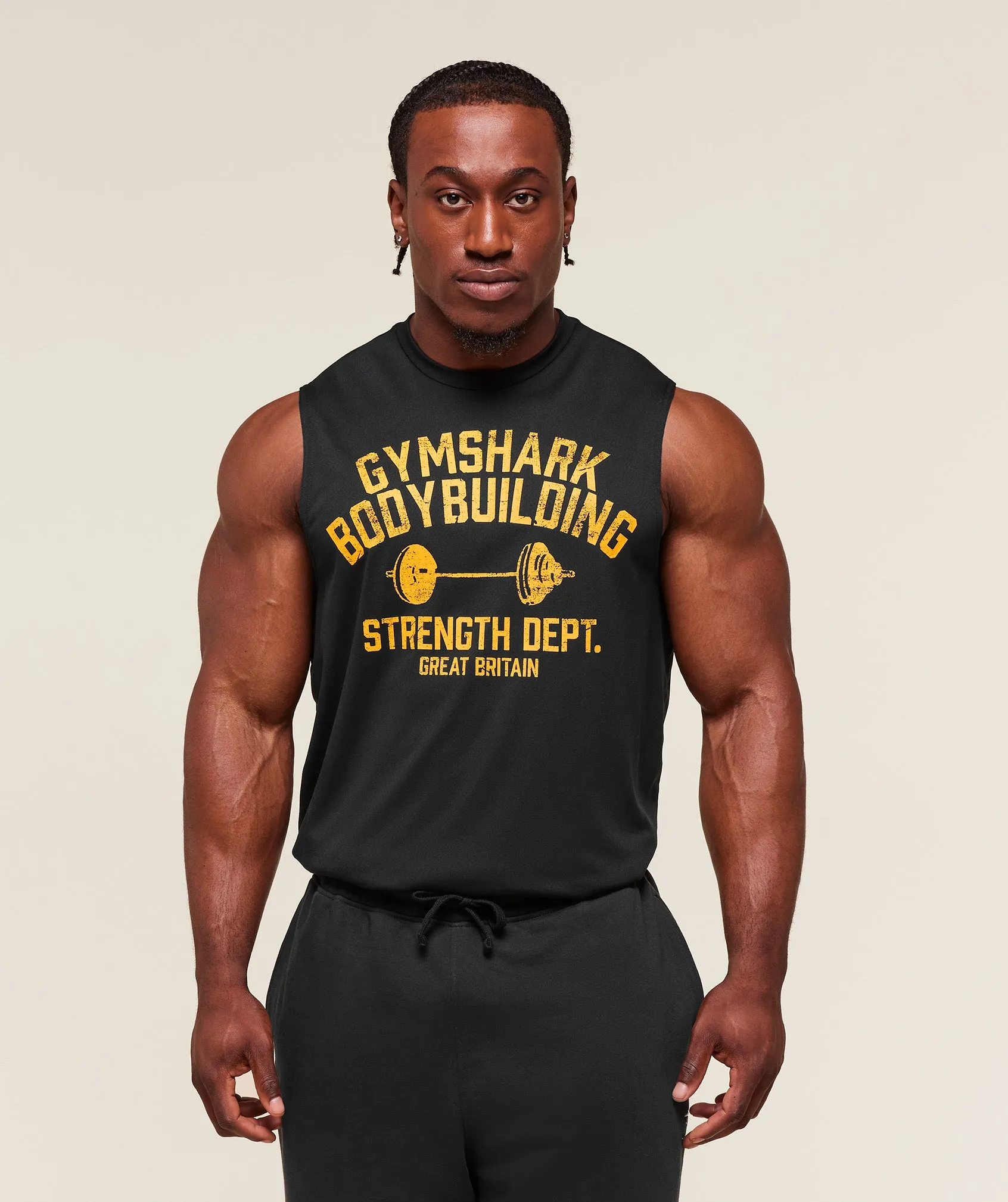 Gymshark Olympic Bar Tank - Black sold by Gymshark