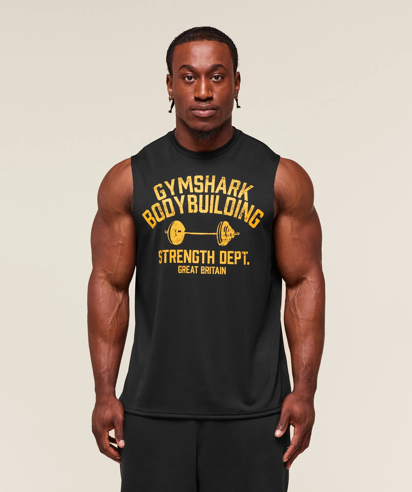 Gymshark Olympic Bar Tank - Black sold by Gymshark product image thumbnail 5