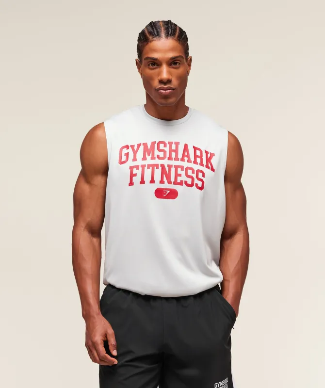 Gymshark Campus Tank - Light Grey sold by Gymshark