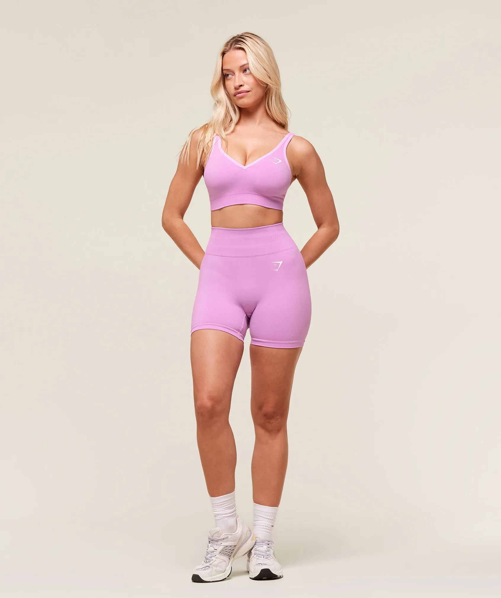Gymshark Vital Shorts - Sour Pink/Marl sold by Gymshark product image thumbnail 4