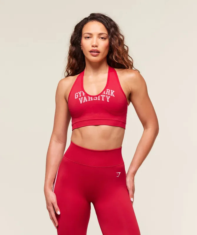Gymshark Lift Campus Seamless Tank - Carmine Red sold by Gymshark