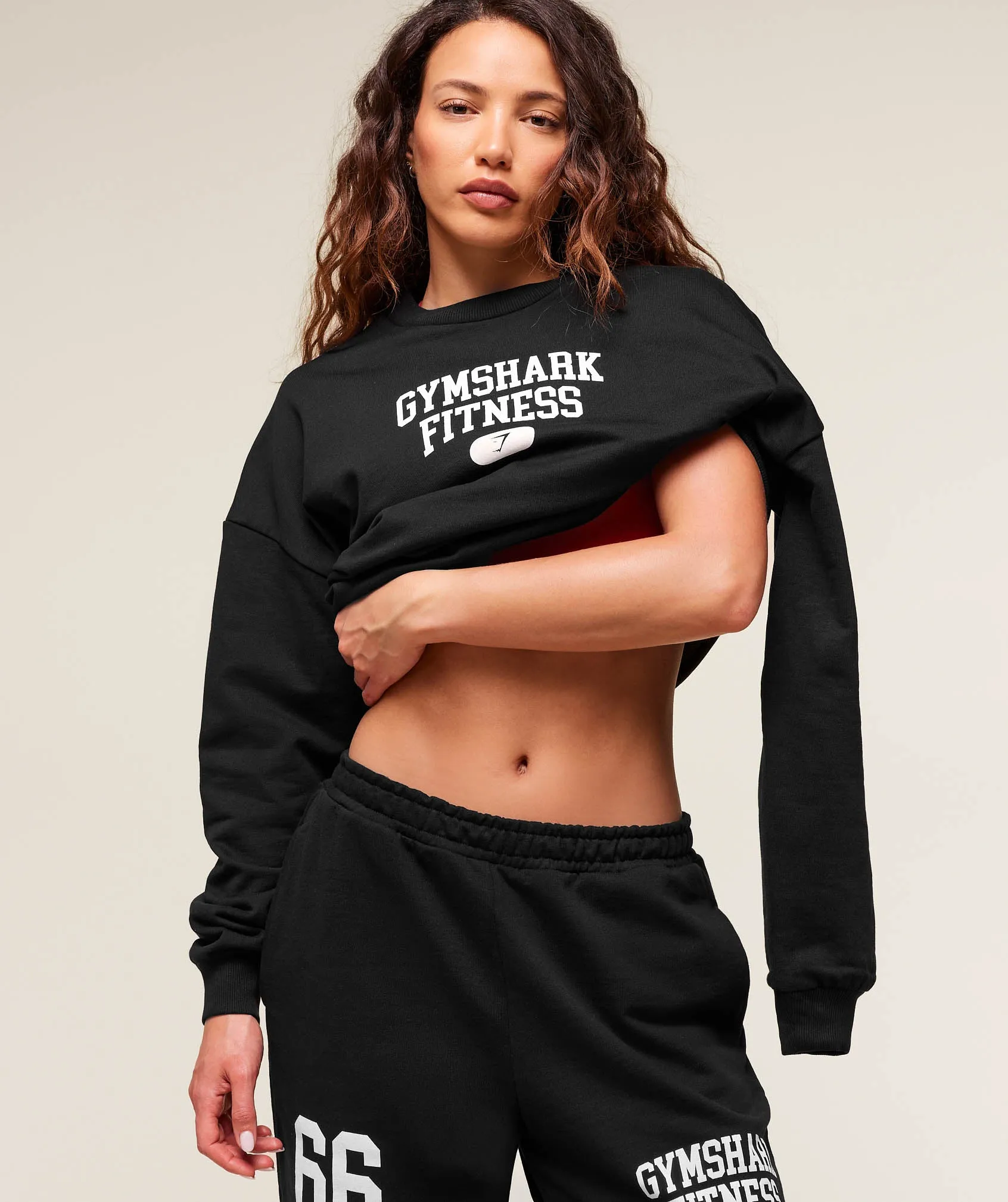 Gymshark Campus Graphic Pullover - Black sold by Gymshark product image thumbnail 4