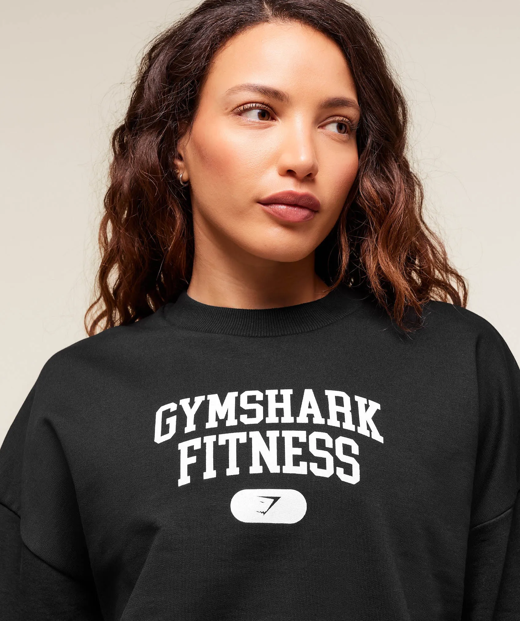 Gymshark Campus Graphic Pullover - Black sold by Gymshark product image thumbnail 3