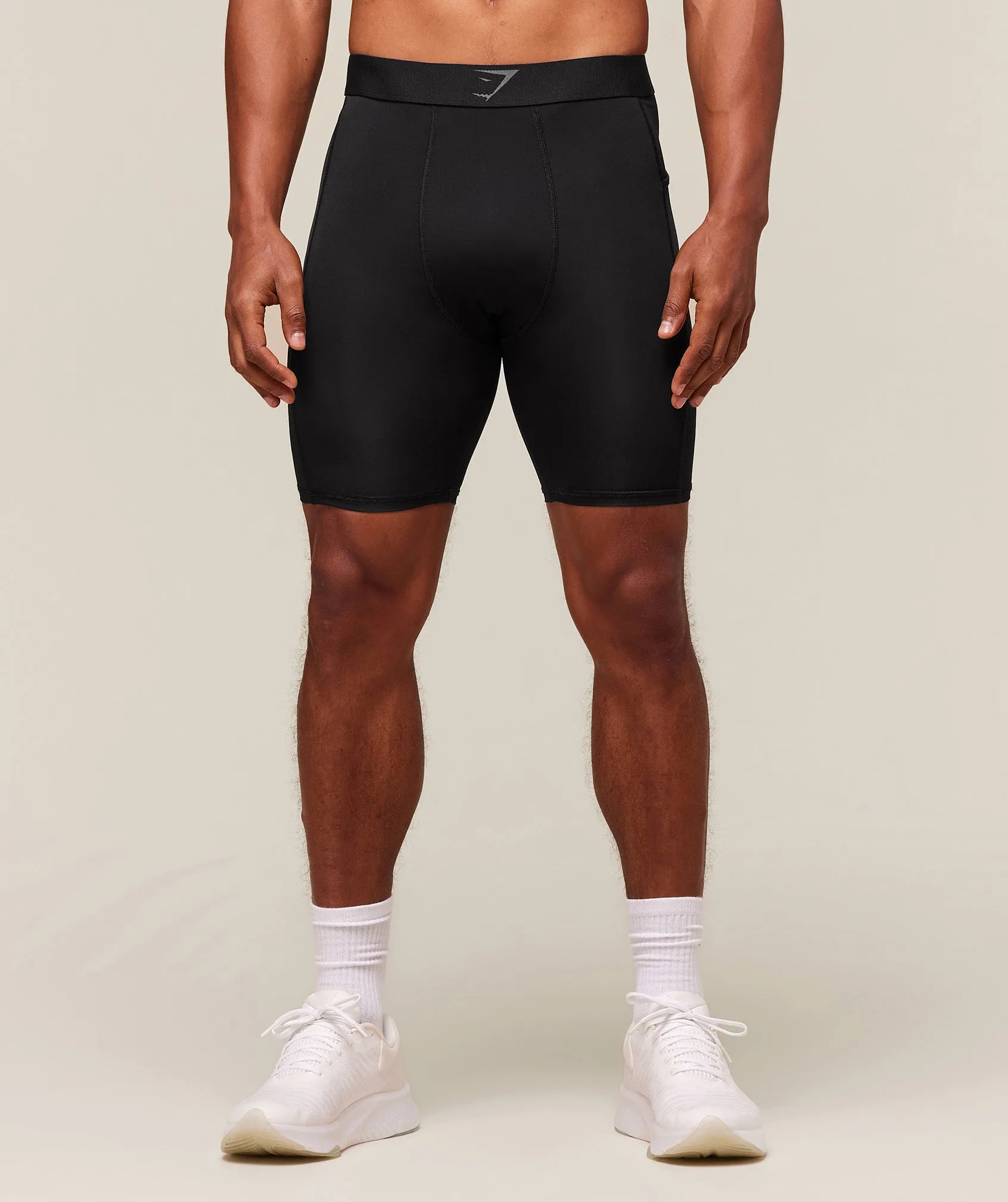 Gymshark Element Baselayer Half Tight - Black sold by Gymshark product image thumbnail 2
