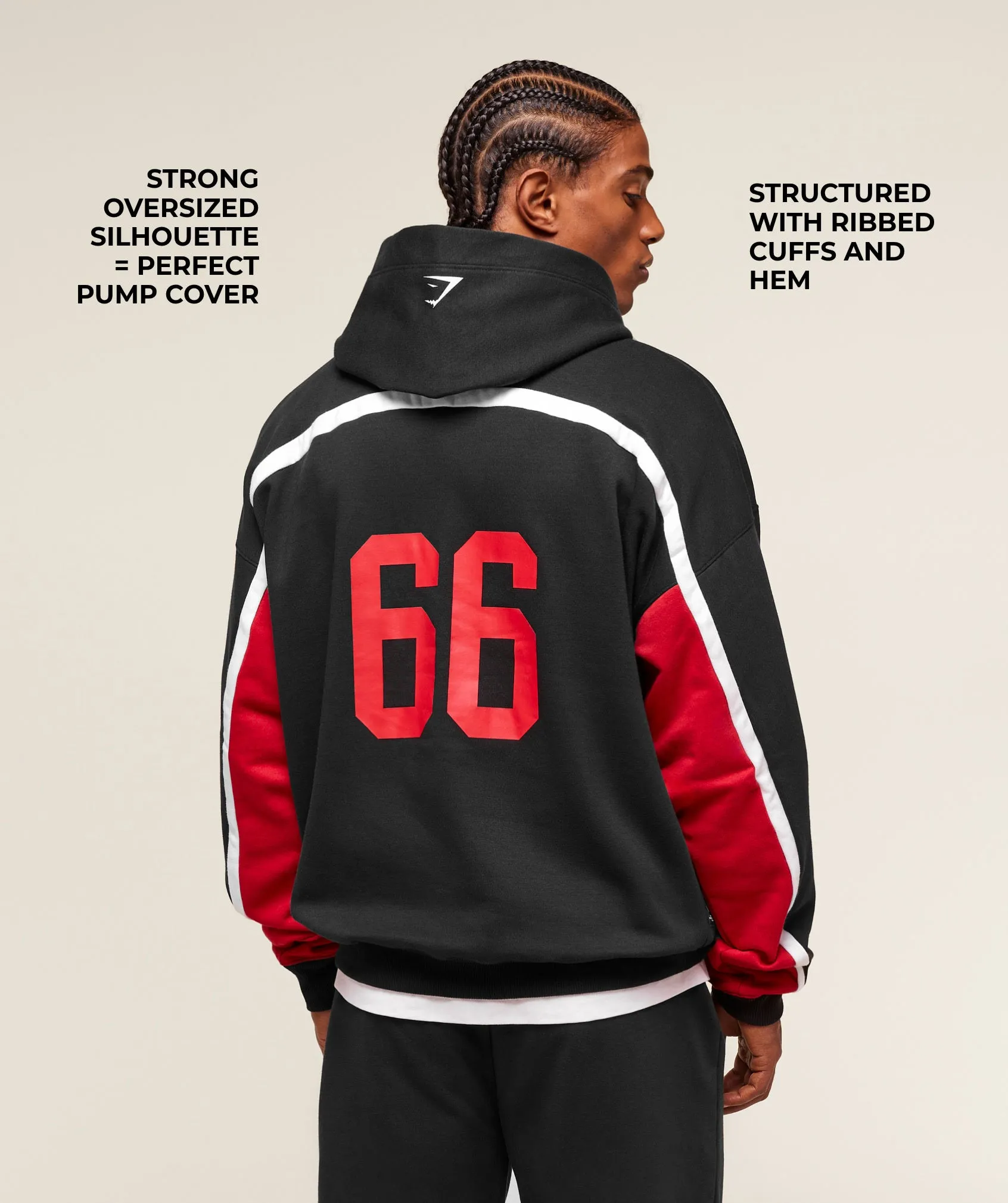 Gymshark Campus Hoodie - Black sold by Gymshark product image thumbnail 2