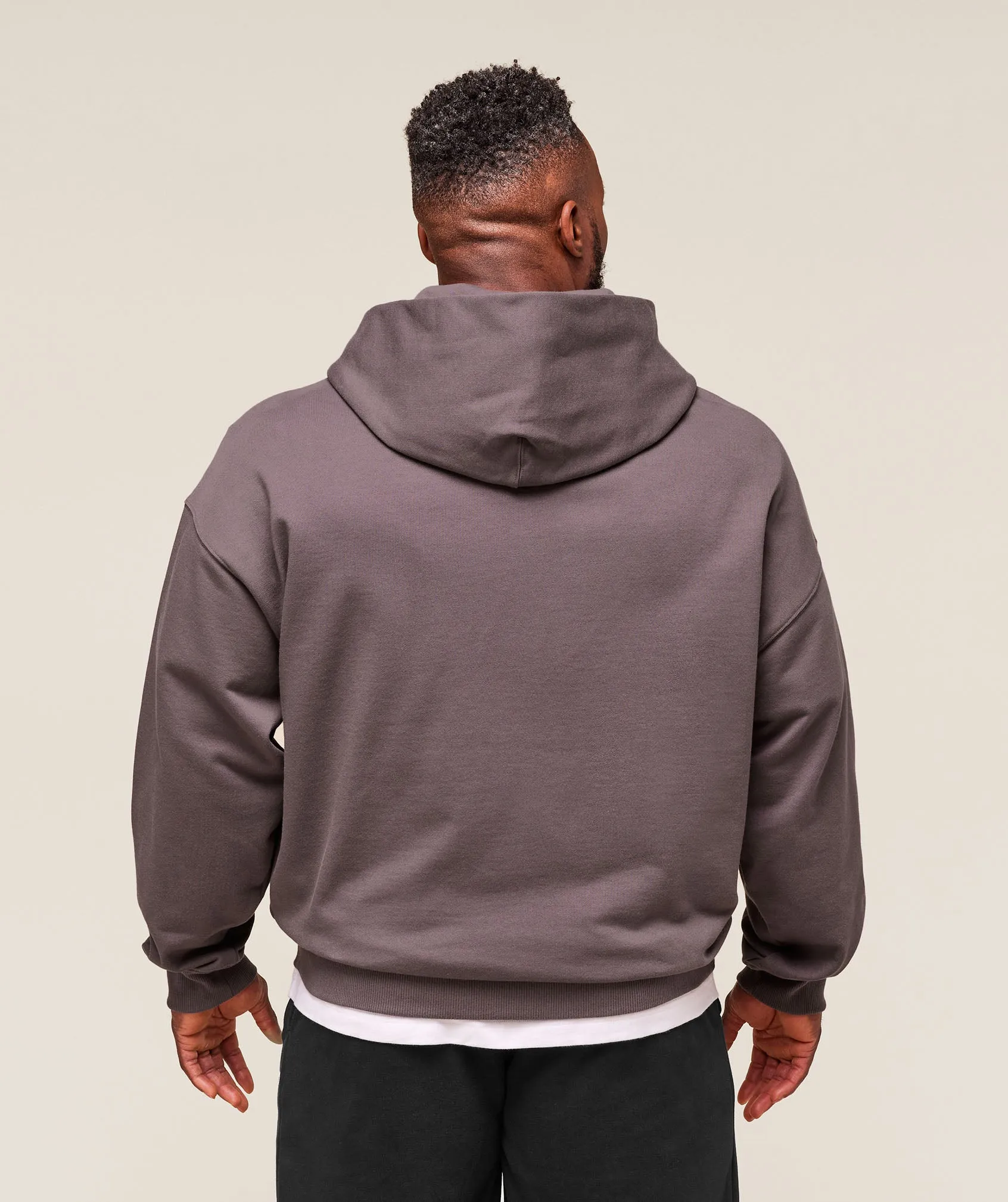 Gymshark Authentic Apparel Zip Up Hoodie - Brushed Purple sold by Gymshark product image thumbnail 5