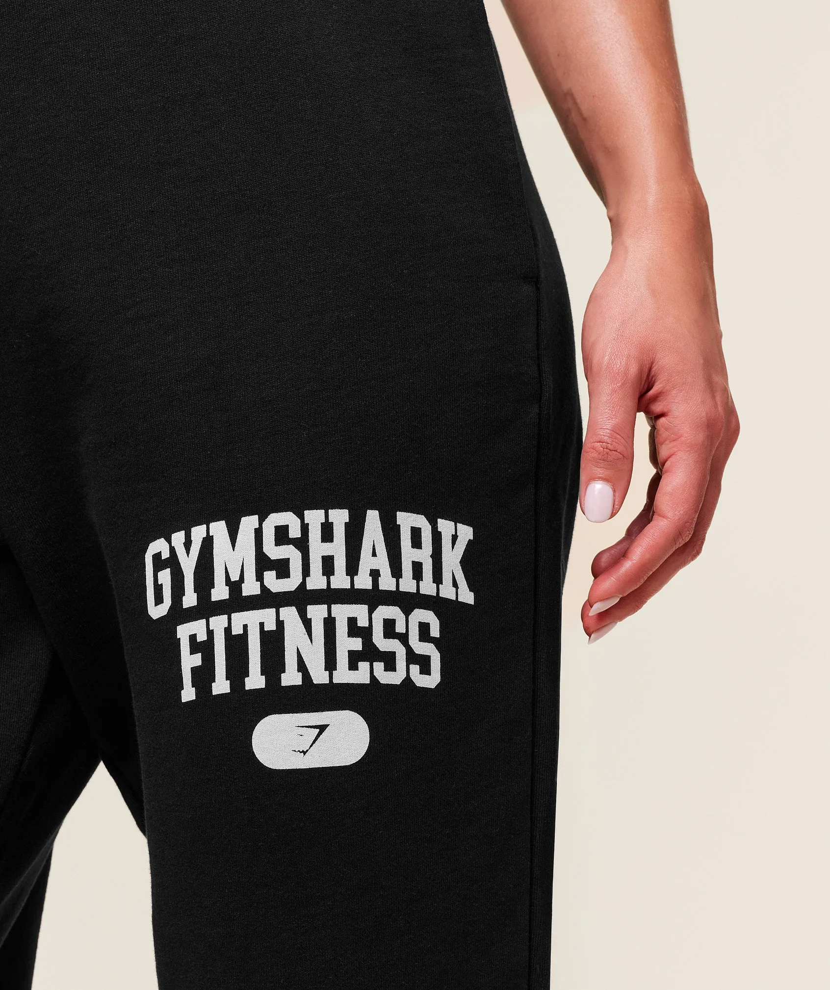 Gymshark Campus Graphic Oversized Jogger - Black sold by Gymshark product image thumbnail 4