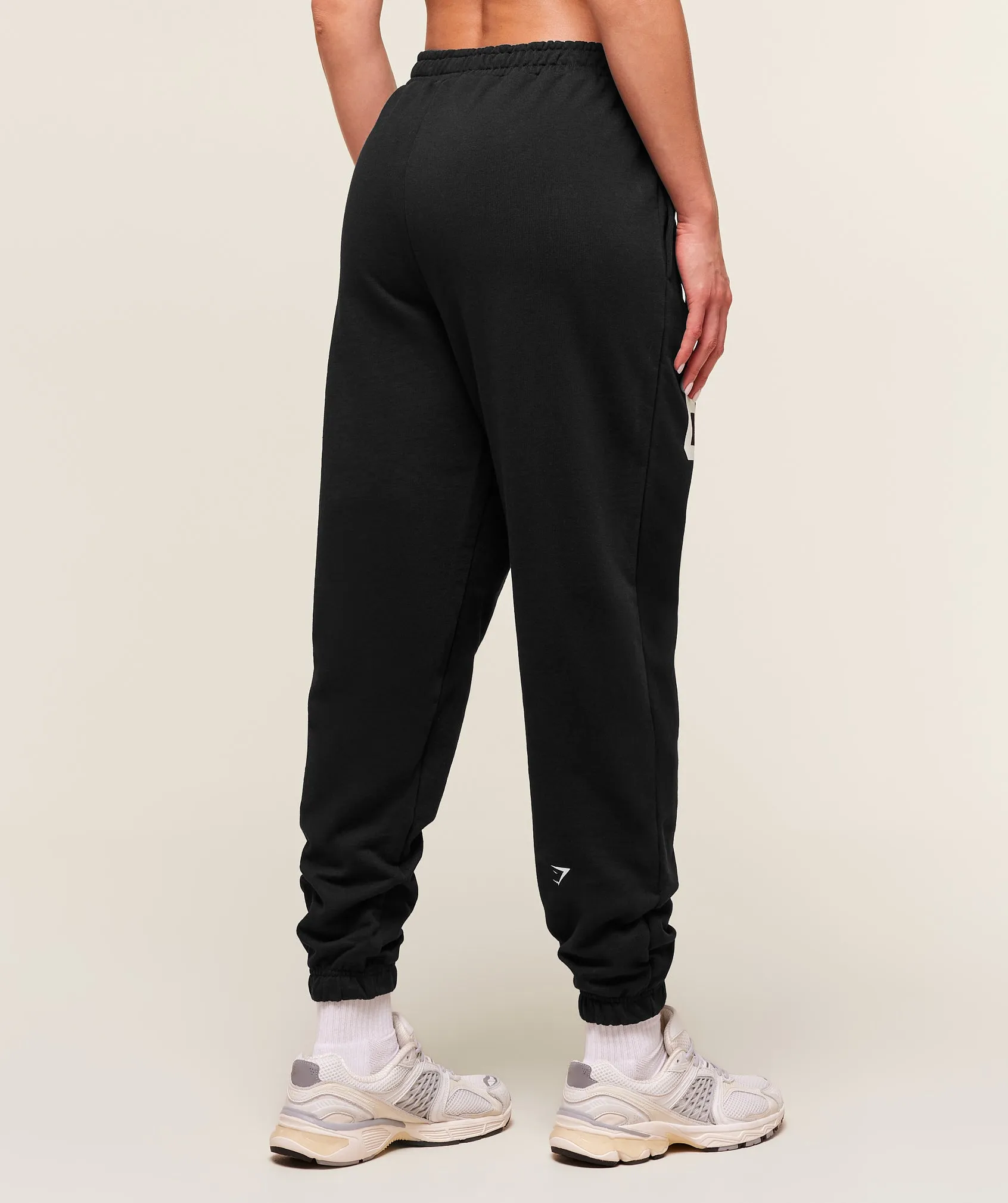 Gymshark Campus Graphic Oversized Jogger - Black sold by Gymshark product image thumbnail 3