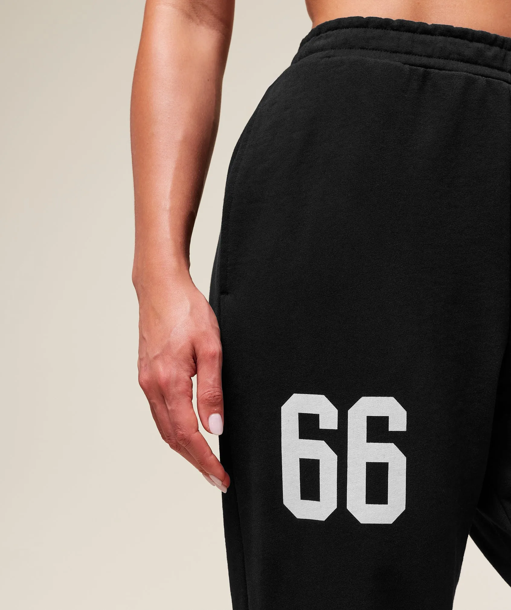 Gymshark Campus Graphic Oversized Jogger - Black sold by Gymshark product image thumbnail 5