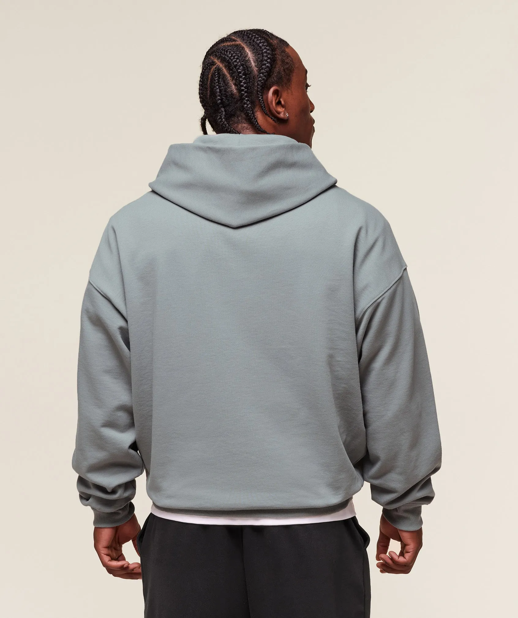 Gymshark Authentic Apparel Zip Up Hoodie - Smokey Grey sold by Gymshark product image thumbnail 2