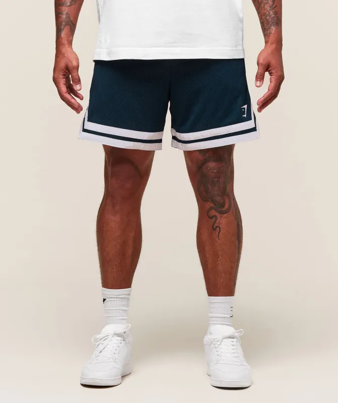 Gymshark Campus Mesh Shorts - Navy sold by Gymshark