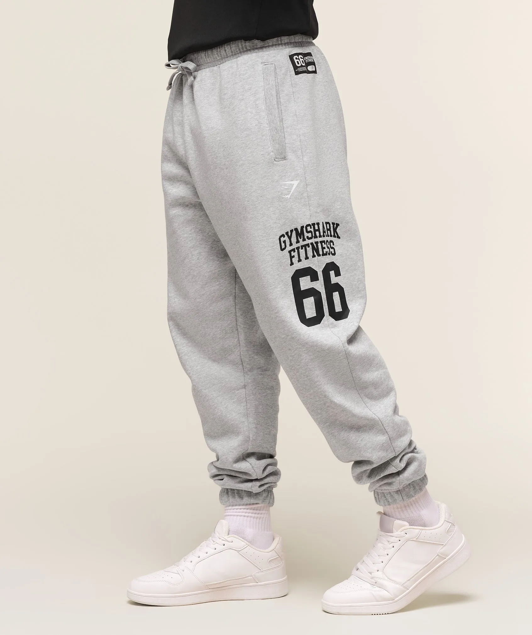 Gymshark Campus Oversized Jogger - Light Grey Core Marl sold by Gymshark