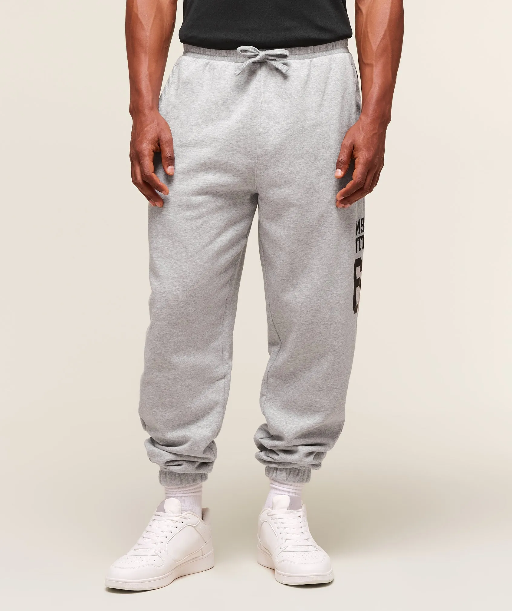 Gymshark Campus Oversized Jogger - Light Grey Core Marl sold by Gymshark product image thumbnail 4
