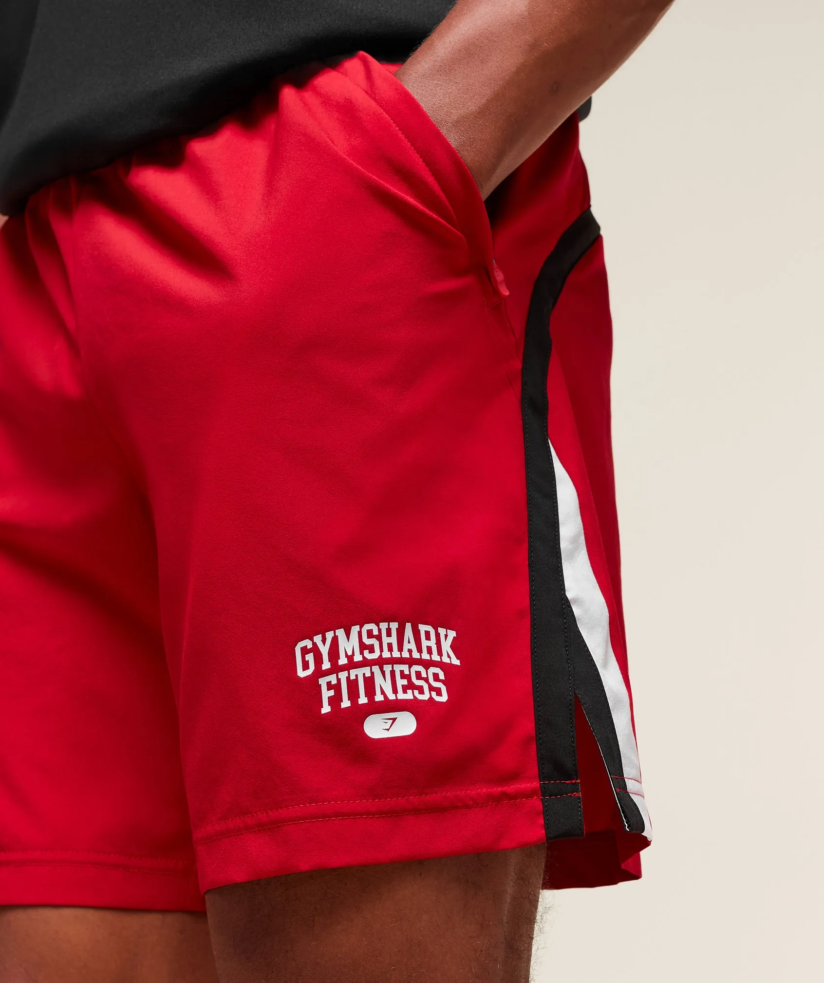 Gymshark Campus 7" Shorts - Conditioning Red sold by Gymshark product image thumbnail 4