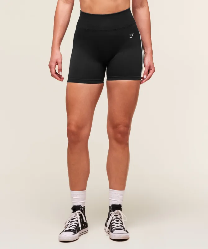 Gymshark Lift Campus Seamless Short - Black sold by Gymshark