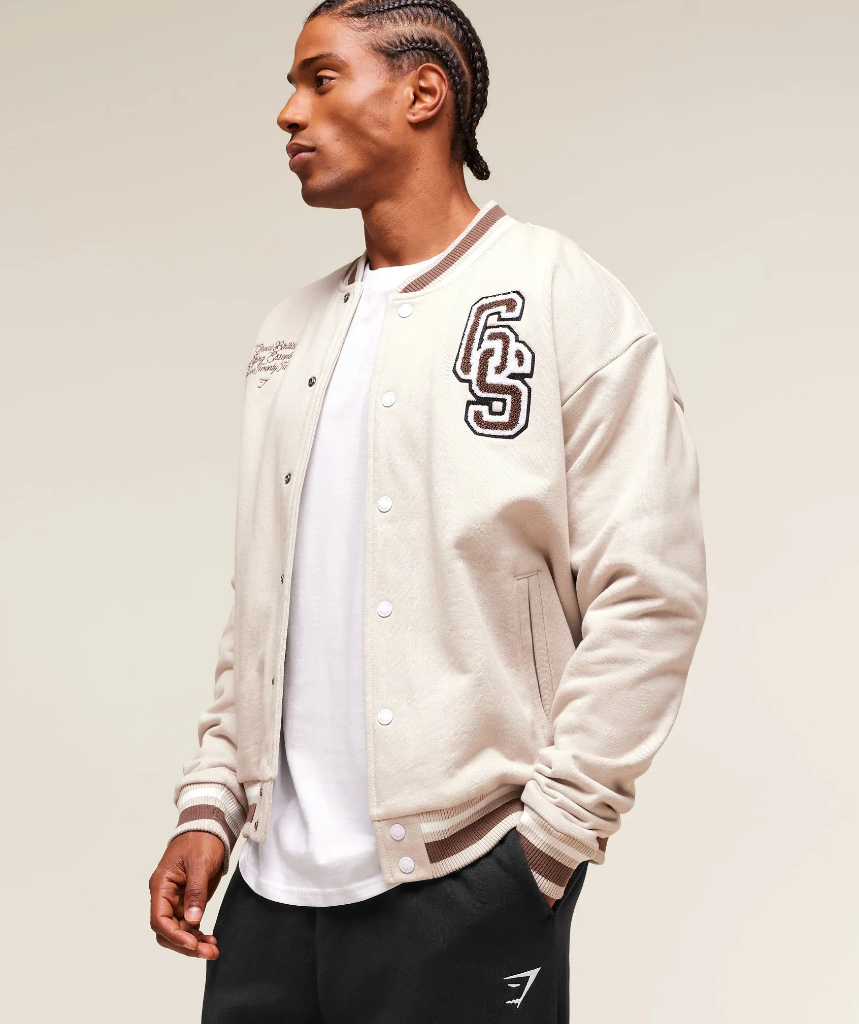 Gymshark Campus Jacket - Pebble Grey sold by Gymshark product image thumbnail 4