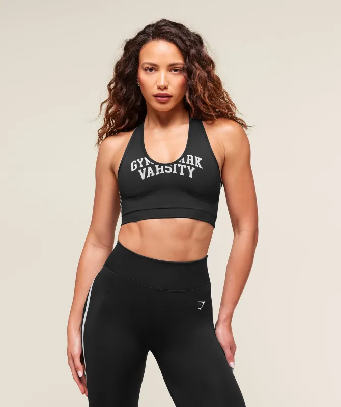 Gymshark Lift Campus Seamless Tank - Black sold by Gymshark