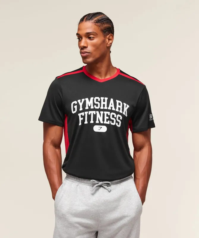 Gymshark Campus Tech T-Shirt - Black sold by Gymshark