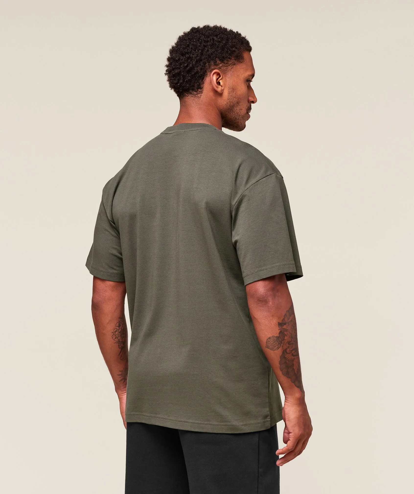 Gymshark Essential Oversized T-Shirt - Strength Green sold by Gymshark product image thumbnail 2