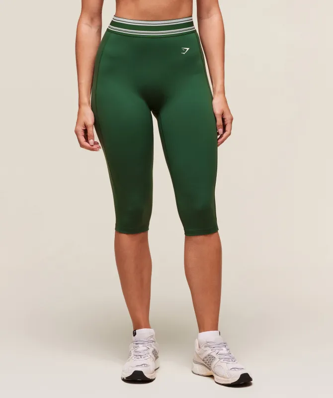 Gymshark Retro Capri Leggings - Classic Green sold by Gymshark