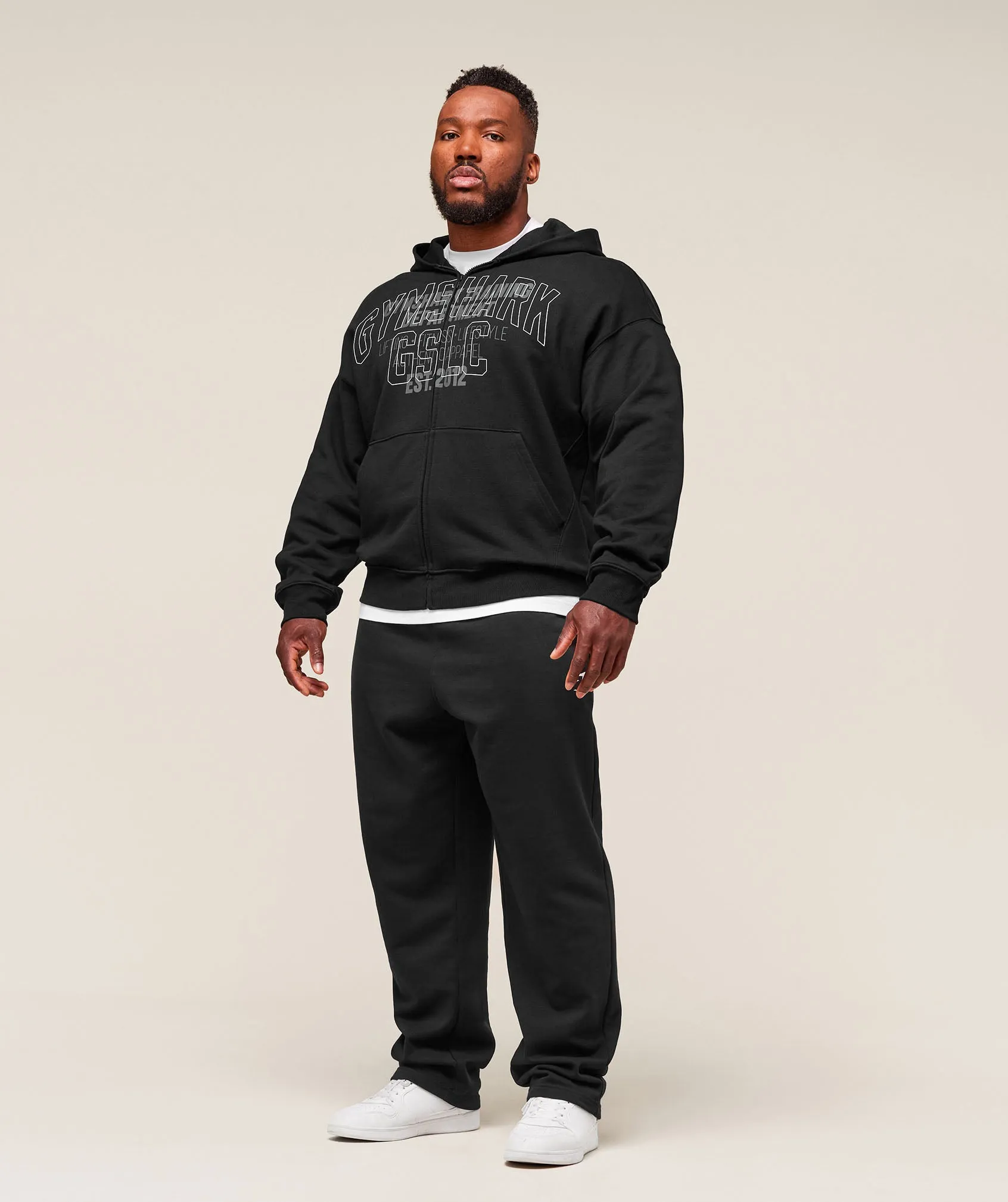 Gymshark Authentic Apparel Zip Up Hoodie - Black sold by Gymshark product image thumbnail 5