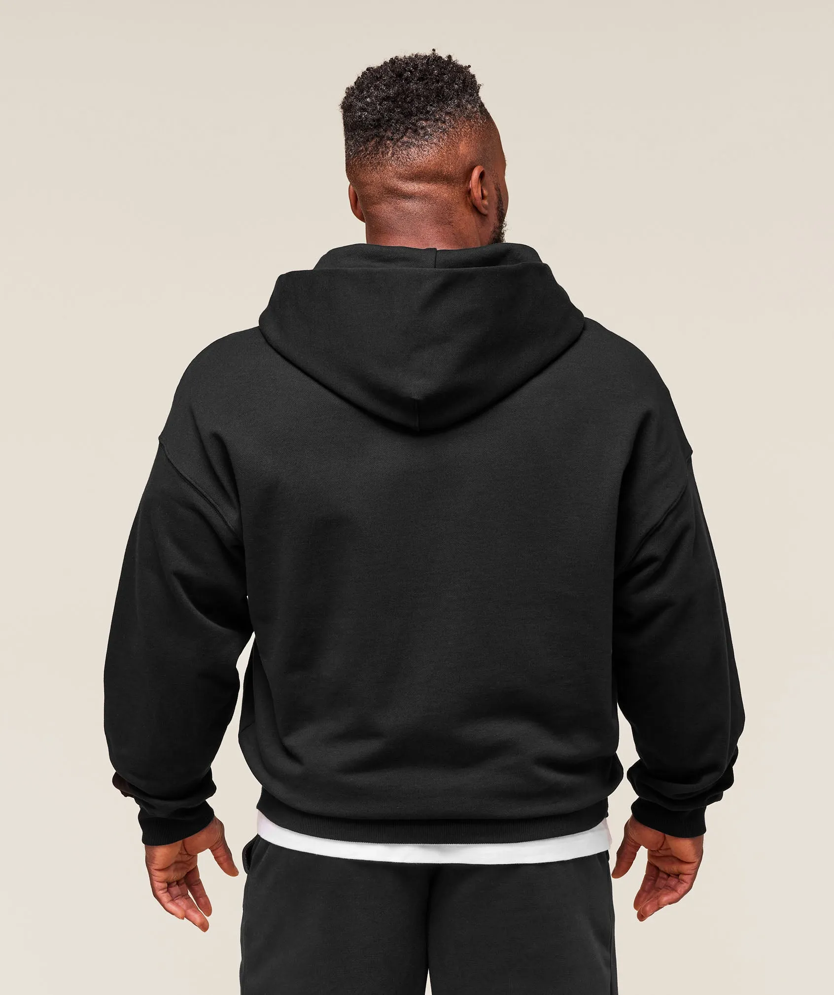 Gymshark Authentic Apparel Zip Up Hoodie - Black sold by Gymshark product image thumbnail 2