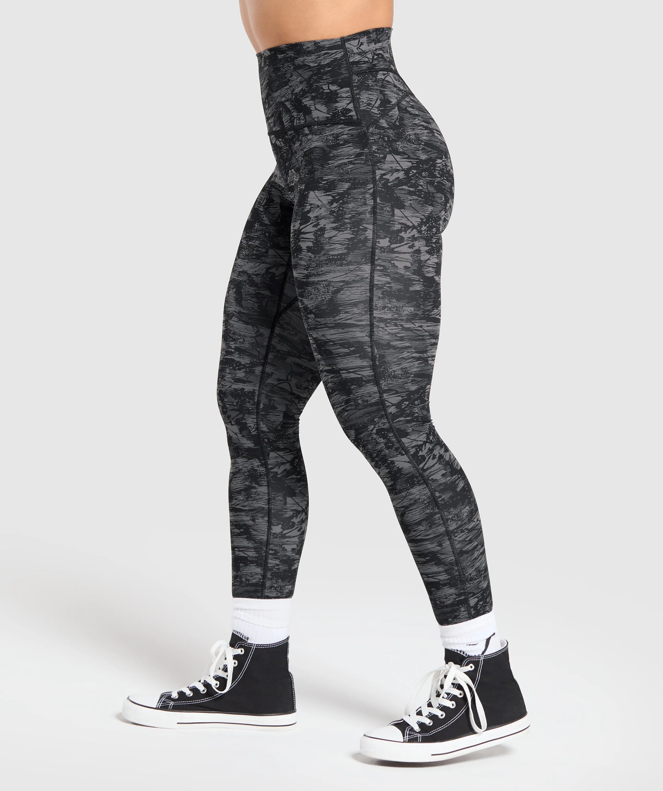 Gymshark Legacy Regular Leggings - Black sold by Gymshark product image thumbnail 3