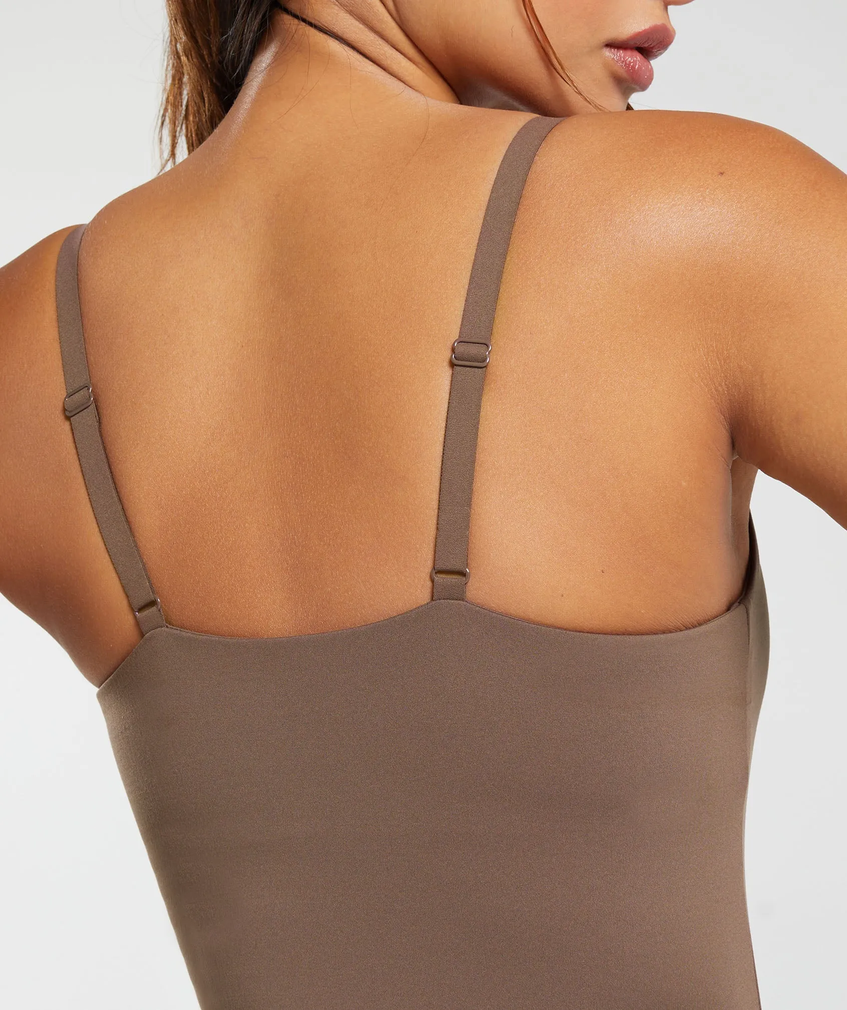 Gymshark Everyday Shelf Cami Tank- Soft Brown sold by Gymshark product image thumbnail 5