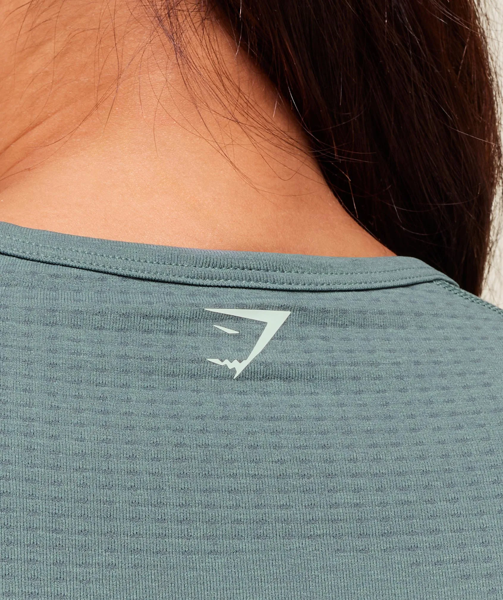 Gymshark Vital Crop Top - Celeste Blue Marl sold by Gymshark product image thumbnail 5