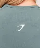 Gymshark Vital Scoop Neck Top - Celeste Blue/Marl sold by Gymshark