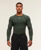 Gymshark Shadow Seamless Long Sleeve T-Shirt - Trail Green sold by Gymshark