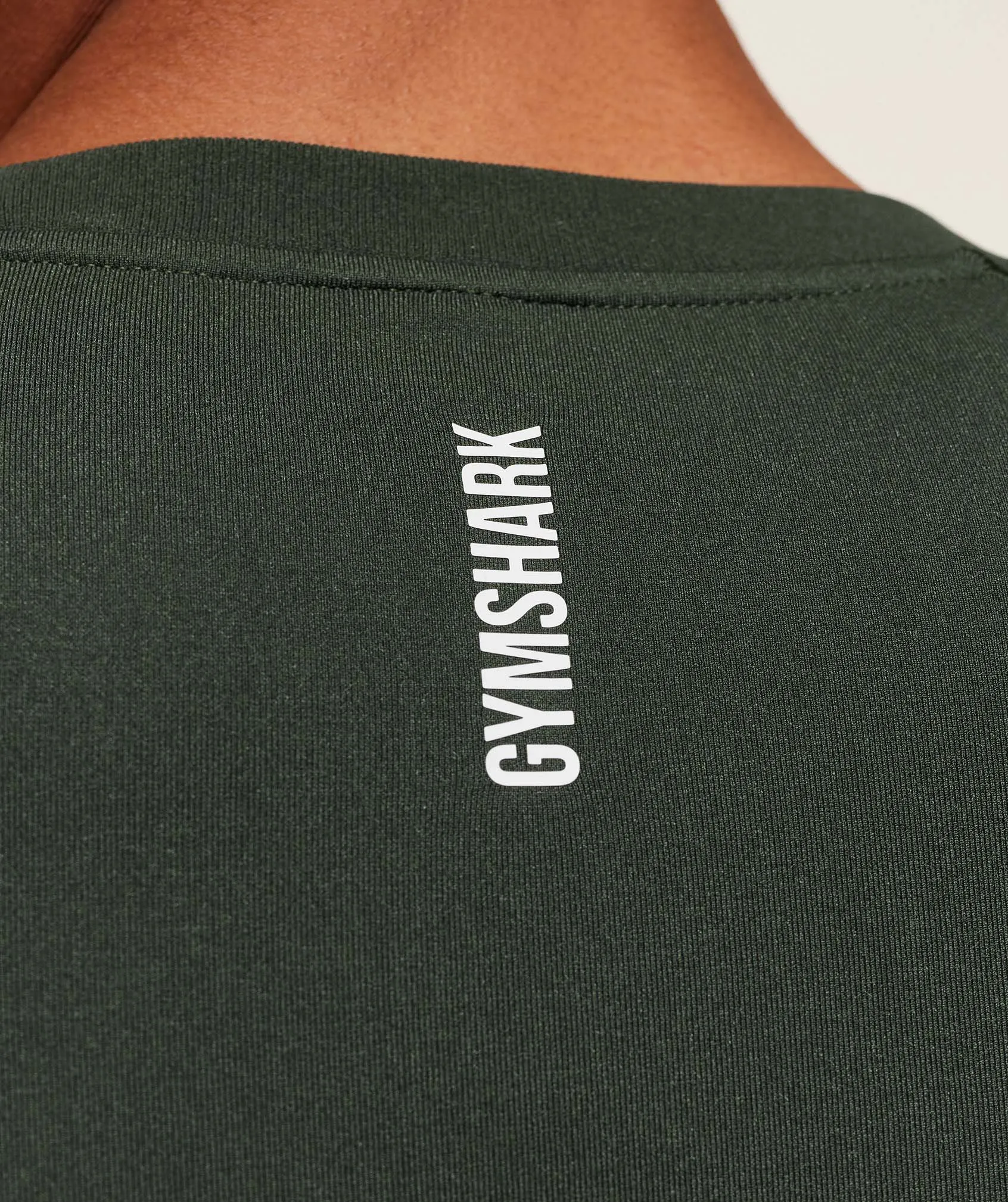 Gymshark Shadow Seamless Long Sleeve T-Shirt - Trail Green sold by Gymshark product image thumbnail 5