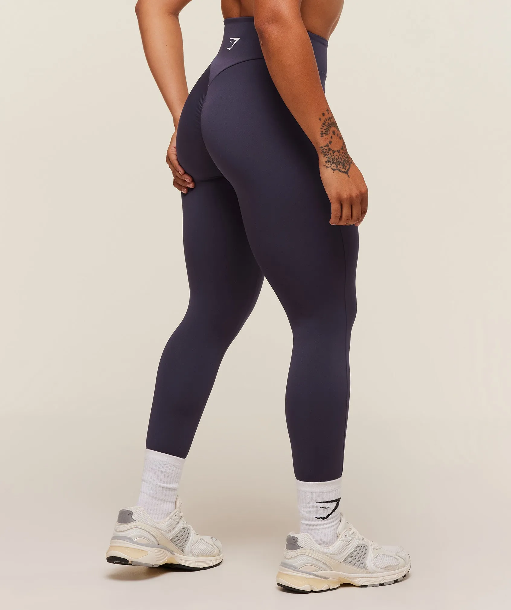 Gymshark Reps Power Leggings - Midnight Purple sold by Gymshark product image thumbnail 2