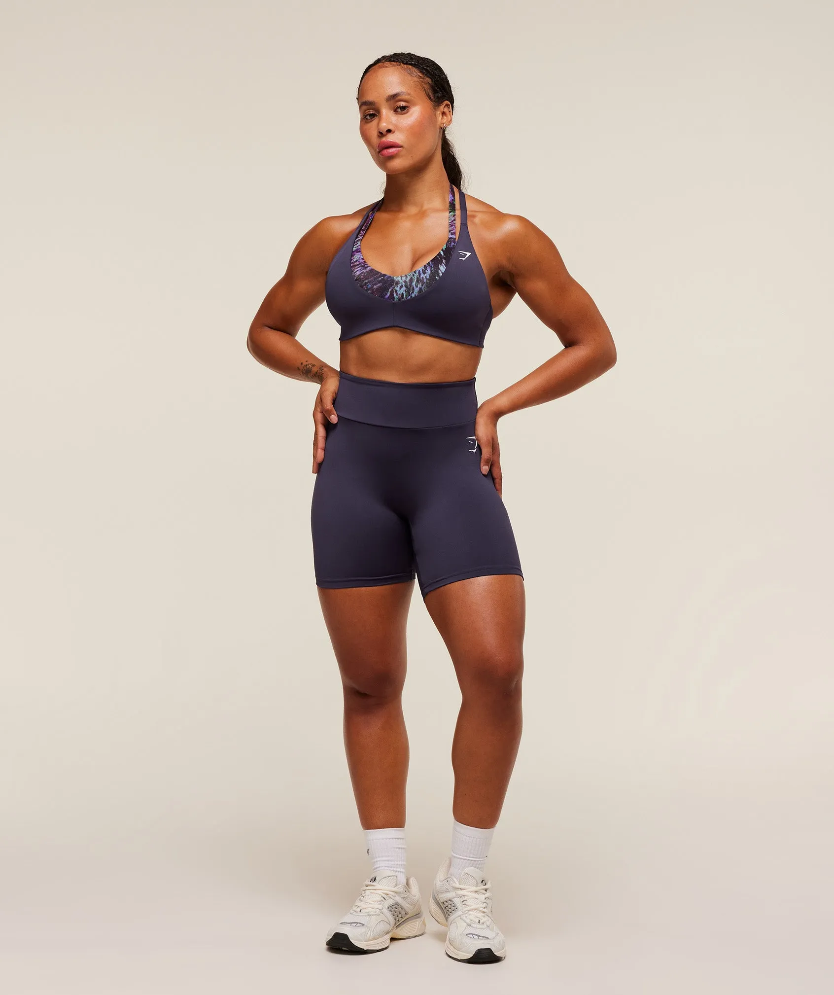 Reps Power Tight Shorts - Midnight Purple sold by Gymshark product image thumbnail 4